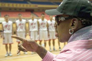 Rodman holds tryouts for Pyongyang game