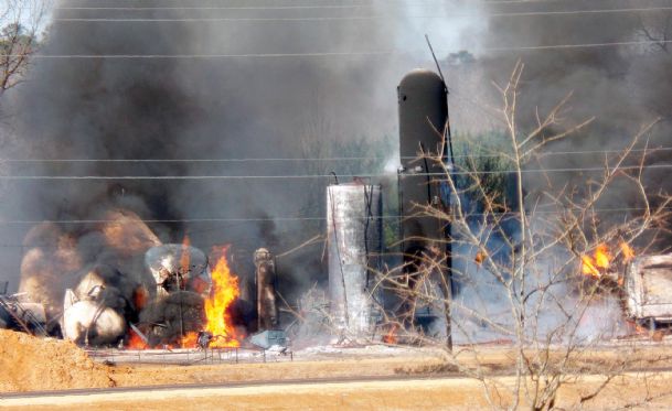 Explosion caused fire at biodiesel plant