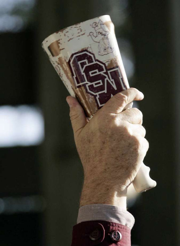 SEC informs MSU of cowbell violation