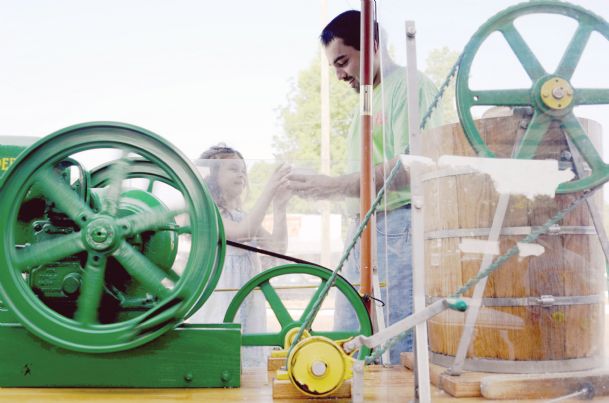 ‘We all scream’ for old-fashioned homemade  ice cream, powered by John Deere