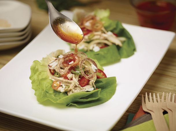 Vietnam inspires a healthy chicken salad