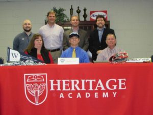 Heritage Academy’s Jones signs with MUW for baseball