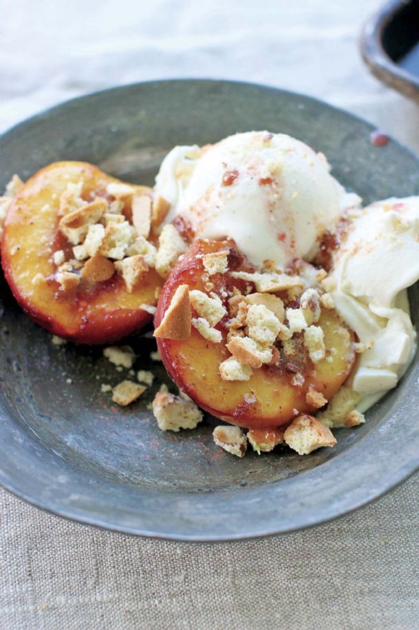 Transform flavorless peaches with a few minutes on the grill