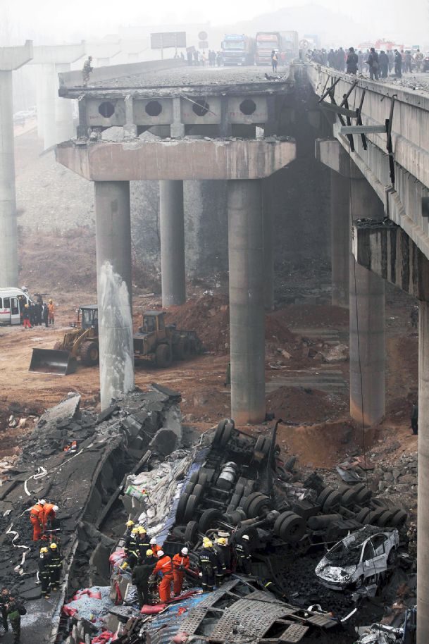 Fireworks cause deadly highway collapse in China The Dispatch