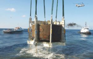 USS Monitor work ceases as dollars dwindle