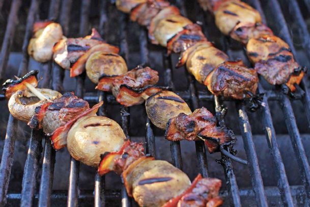 A New Year’s Eve kebab inspired by classic steakhouse foods