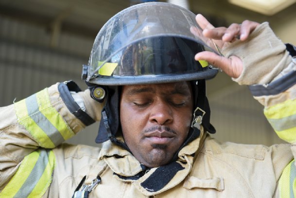 Monday Profile: Martin parlays fitness, weight-lifting prowess into realizing childhood dream of becoming firefighter