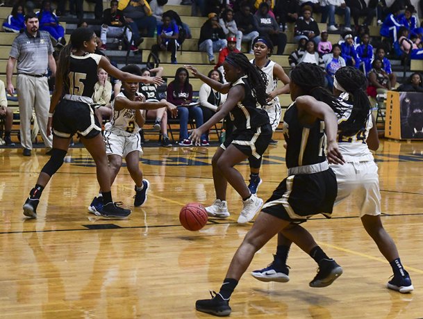 West Lowndes girls basketball locks in on defense, takes down New Hope in rivalry contest