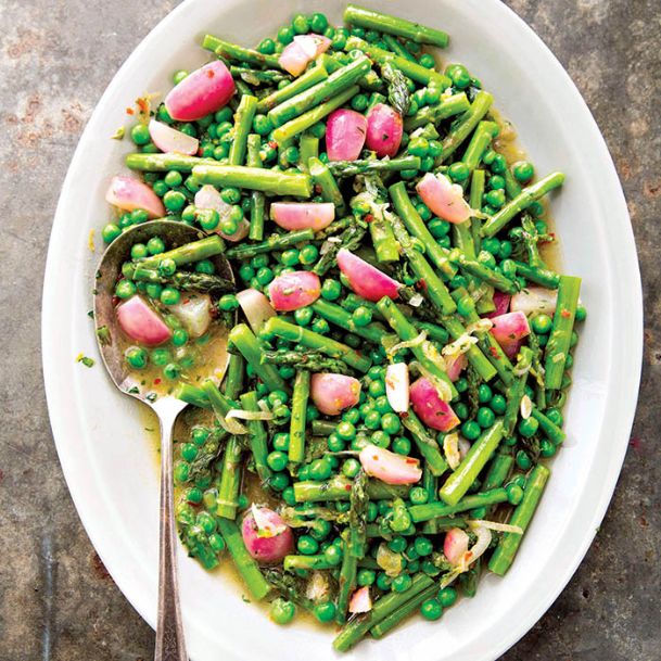 Braising can maximize the  freshness of spring vegetables