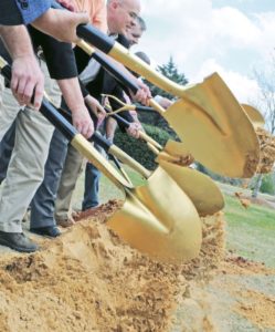 Officials turn dirt on long-awaited Lynn Lane path