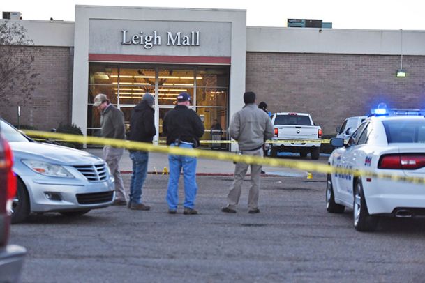Leigh Mall shooting sends one to hospital