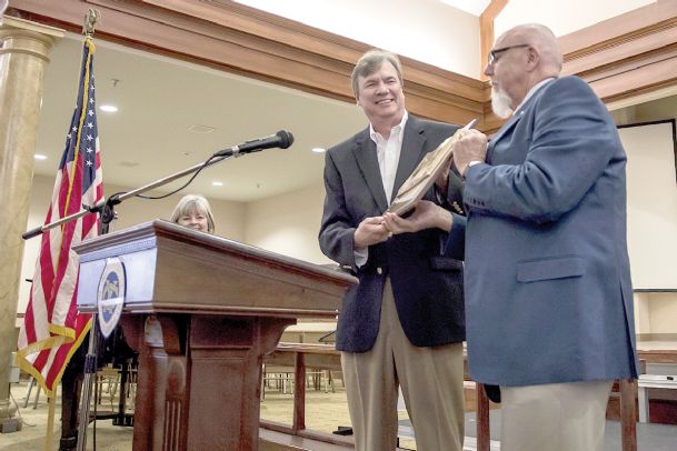 Burdine honored with Golden Deeds award