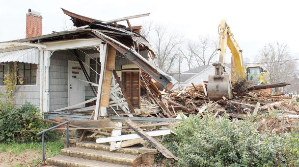 Photo: Downtown demolition - The Dispatch