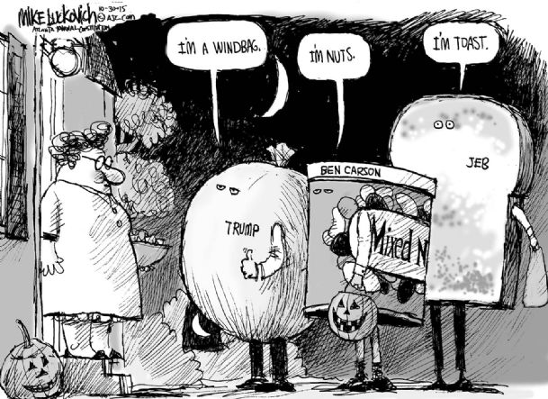 Editorial cartoon for 10-30-15