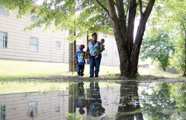 “My yard is a sewer”: Drainage woes plague neighborhood