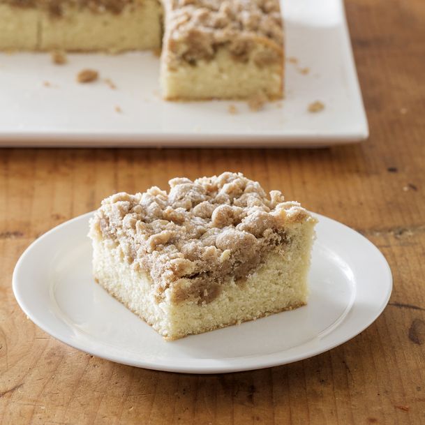 Make a buttery crumb cake with a lightly spiced topping