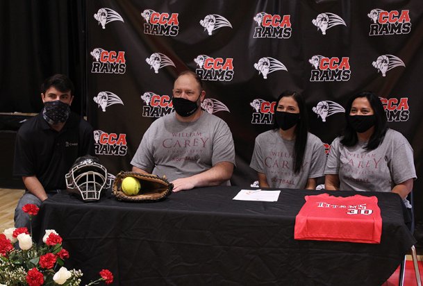 Columbus Christian Academy senior CC DeVos signs to play softball at William Carey University