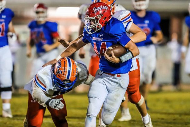 Heritage Academy survives Starkville Academy comeback, knocks Vols out of playoffs
