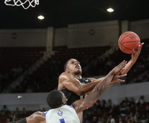 Career day from Woodard II leads MSU men to fourth straight win