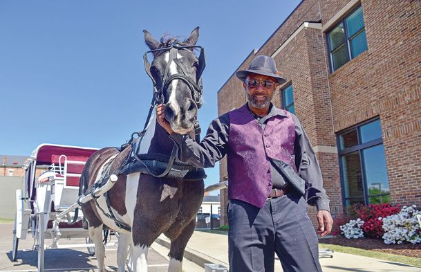 Carriage rides have become a popular part of Columbus Pilgrimage