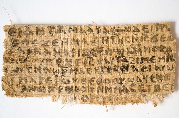 Harvard scholar: Papyrus shows reference to wife of Jesus