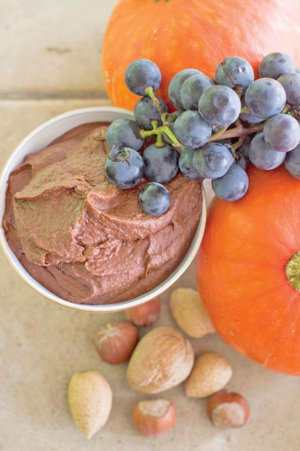 Hummus and chocolate together? Deliciously so!