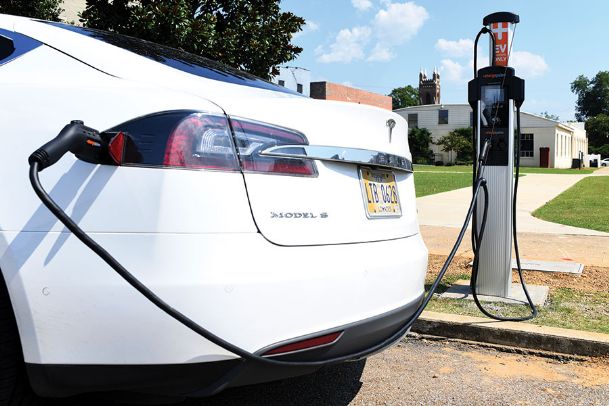 Charger for electric cars installed downtown The Dispatch