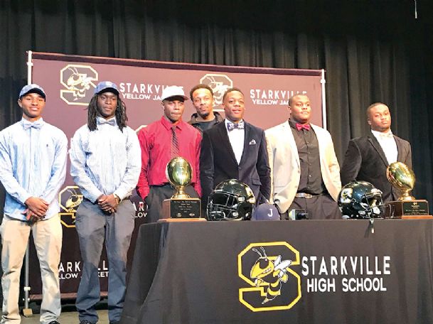 Members of defense lead Starkville’s signees