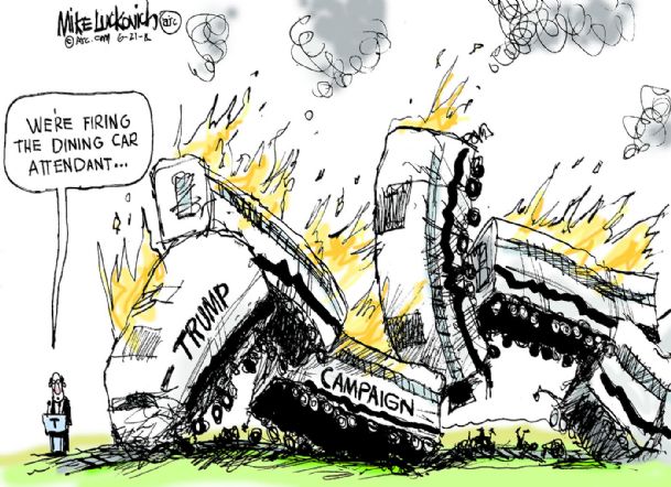 Editorial cartoon for 6-22-16