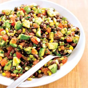 Try this light, summertime bean salad with corn and avocado