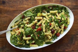 Cooking on deadline: Simple vegetarian spring pasta salad