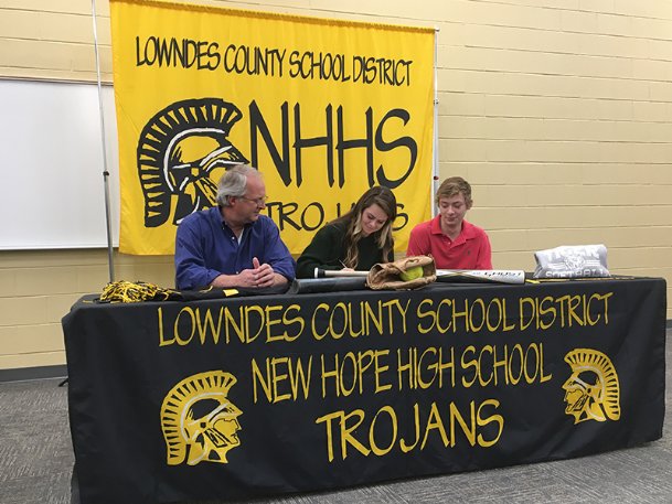 New Hope softball star Charly Clanton signs to Northeast Mississippi Community College
