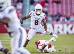 Bulldog Bullets: What road woes? MSU thrashes Arkansas 54-24