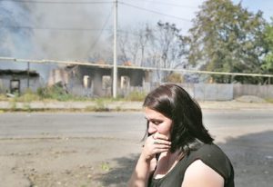 Shelling claims lives, sets houses ablaze