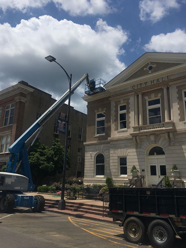 City Hall undergoes $12K in roof repairs