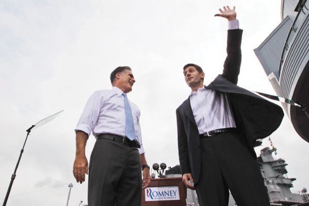 It’s Paul Ryan: Romney picks Wis. Rep. for No. 2