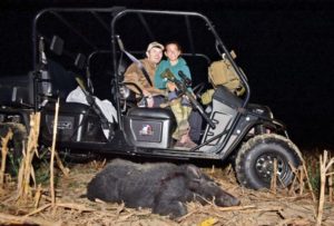 Wounded veterans help area with hog problem