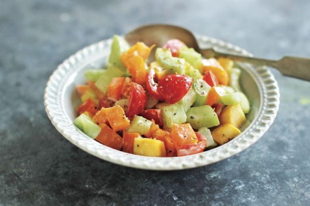 A salad for kids who refuse to eat any of those icky greens