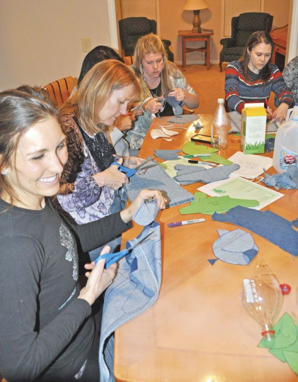 Parties with a purpose: Old denim changes lives a world away, one pair of feet at a time