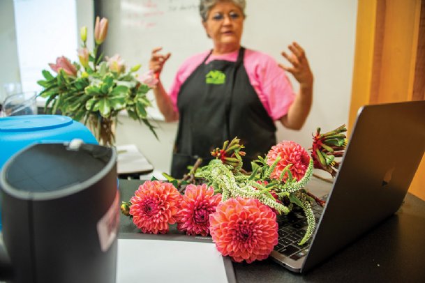 Flowers delivered for hands-on instruction in MSU’s floral design course