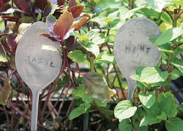 Southern Gardening: Homemade plant tags give gardens personality