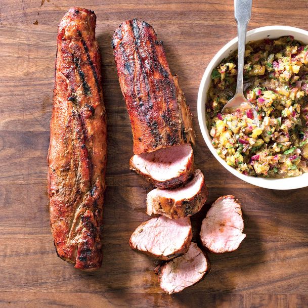 Throw a pork tenderloin on the grill tonight and chill out