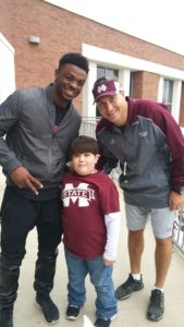 MSU running back forms lasting friendship with a young boy suffering from spina bifida