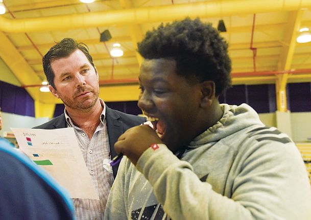 ‘Life’ happens at CMS: Golden Triangle Leadership group creates fun way to teach eighth graders about hard choices