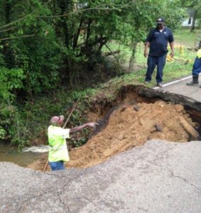 Portion of Military Road closed after culvert collapses