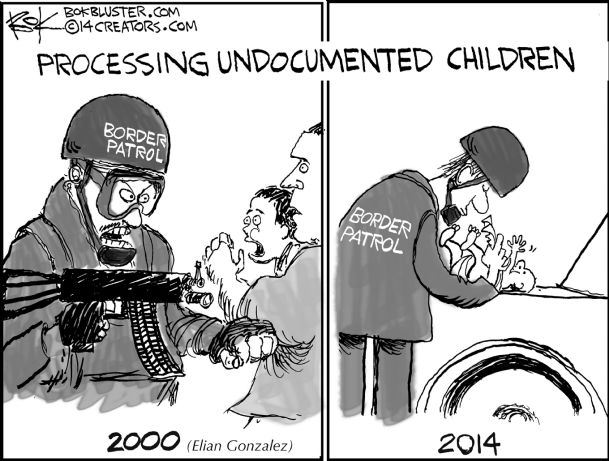 Editorial cartoon for 7-7-14