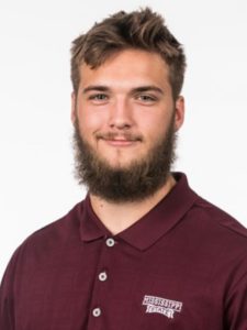 Mississippi State quarterback Garrett Shrader working at receiver; K.J. Costello, Will Rogers working atop the depth chart