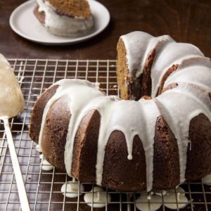 Stout beer adds richness to this gingerbread bundt cake