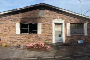 Photo: Apartment fire