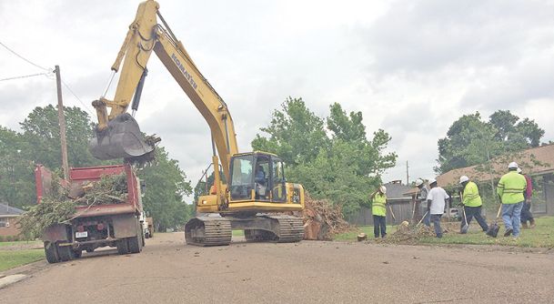 County hires contractors for debris removal